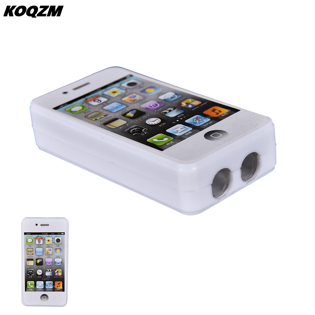 

Kawaii cute cartoon pencil sharpener excellent students Phone Shaped pencil sharpener school Stationery Gift Random Color