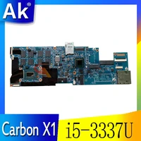 akemy 11246 2 48 4rq01 011 fru 04x0848 main board for lenovo thinkpad carbon x1 laptop motherboard core i5 3337u 4gb memory