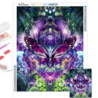 Алмазная 5D Вышивка бабочка стразы, Набор для творчества с абстрактной вышивкой