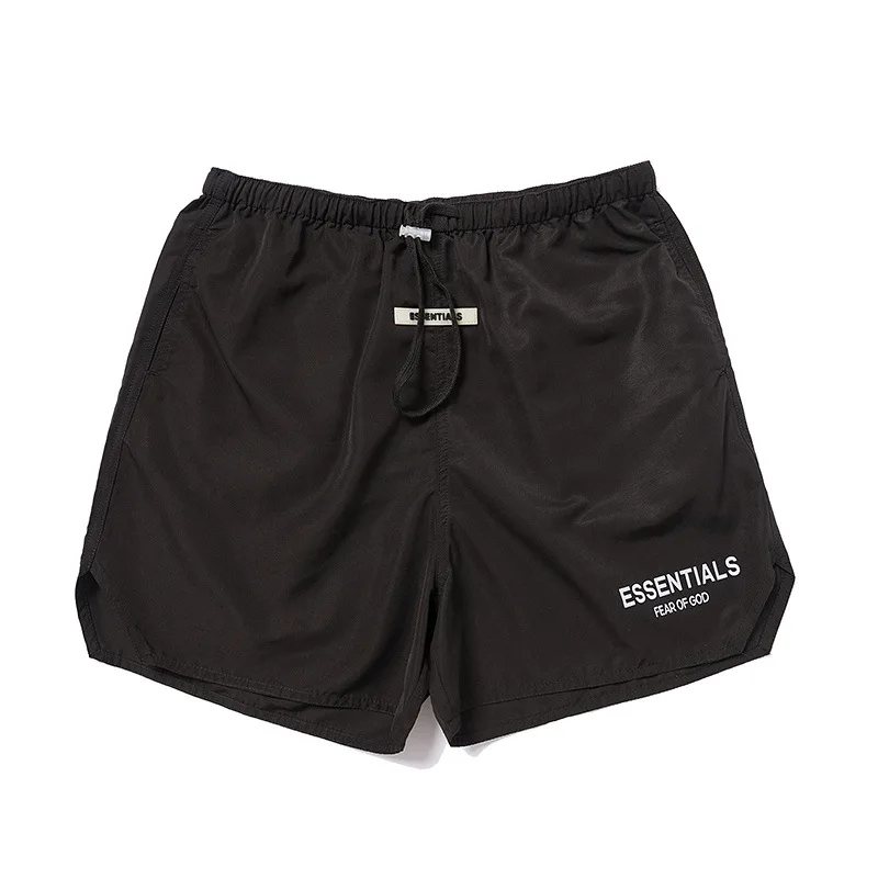 

Men's and women's elite high-quality solid-color shorts zip ties Justin bieber elite slacks cotton slacks