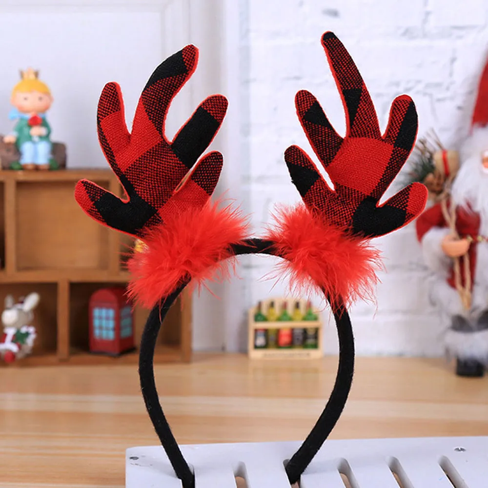 Детская Рождественская головная повязка Олень для девочек рождественские