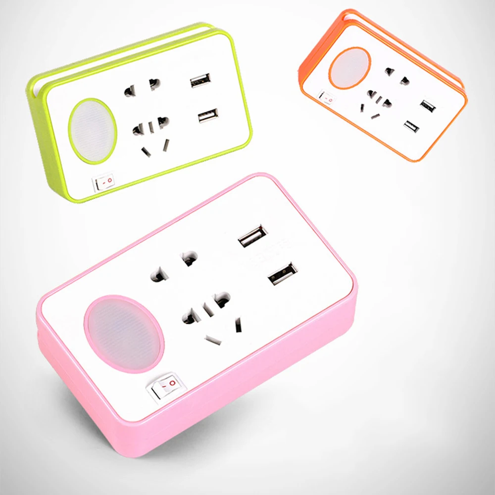 Беспроводной интеллектуальный двойной USB разъем ночник мобильный телефон