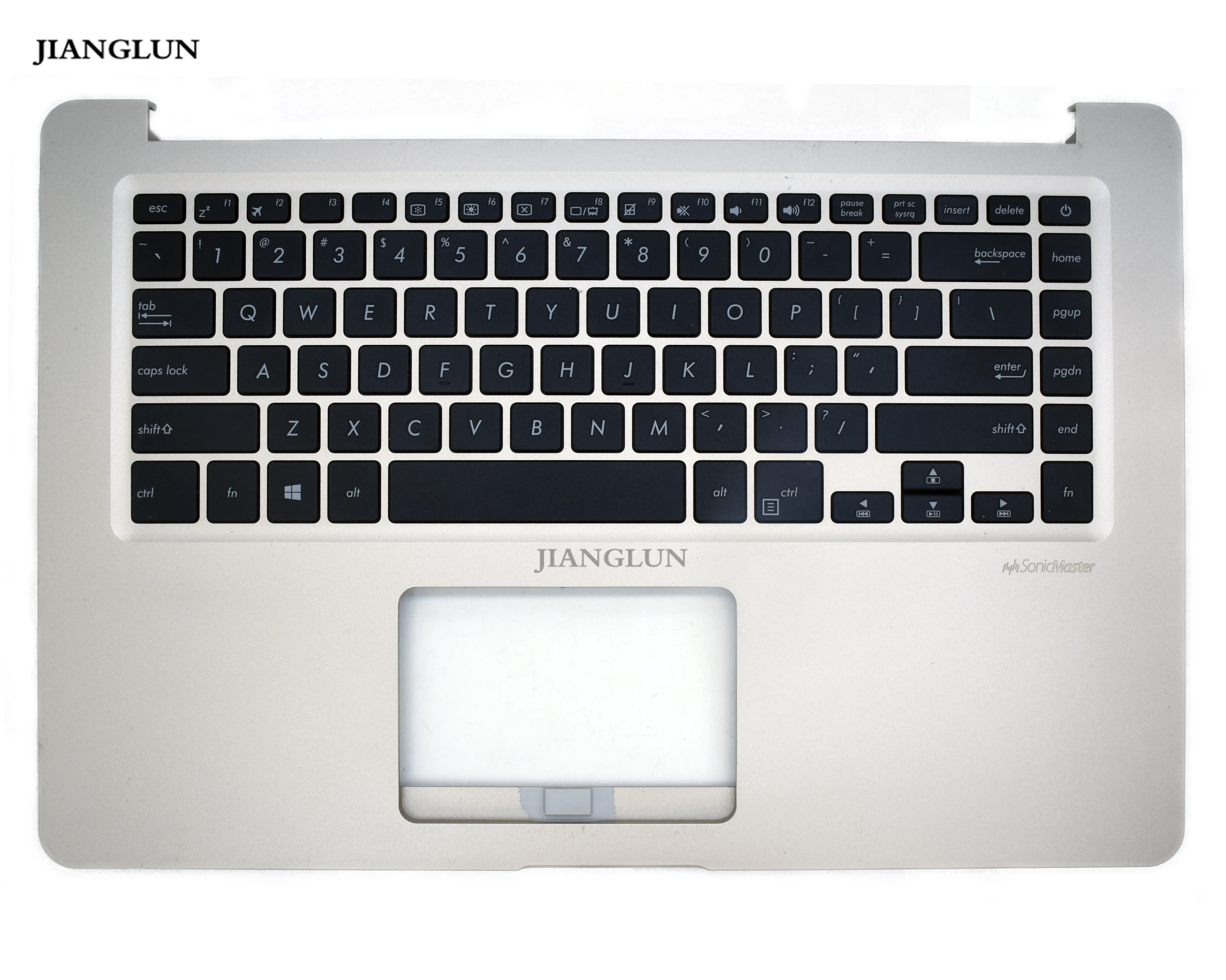 JIANGLUN используется для Asus S510U Упор рук с раскладкой клавиатуры США без сенсорной