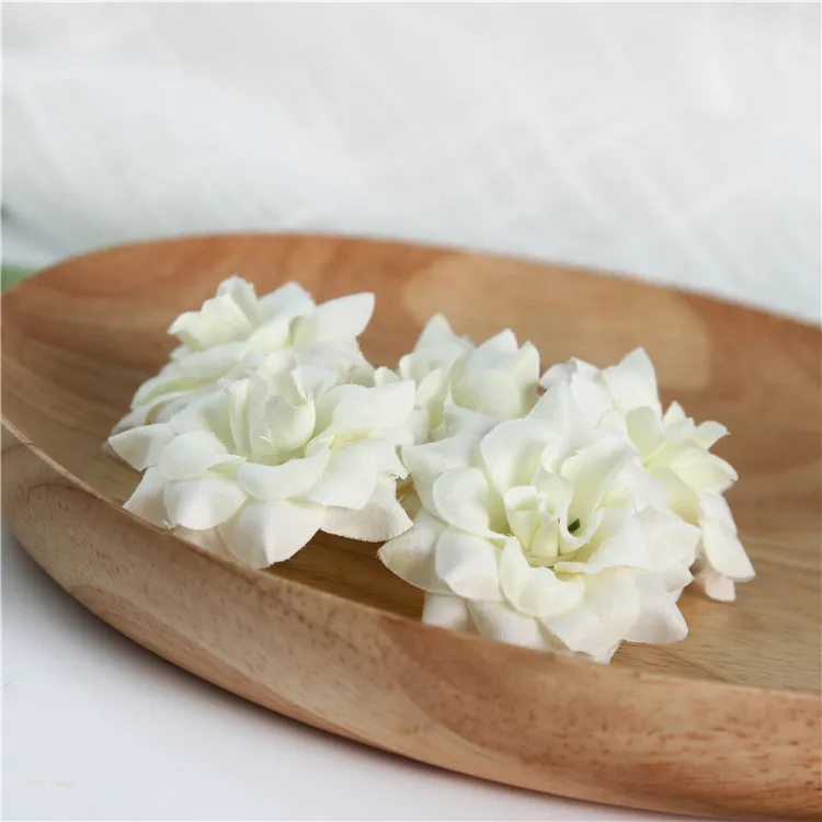 10 шт. 4 5 см имитация Флокирование острые углы розы Искусственные цветы головки DIY