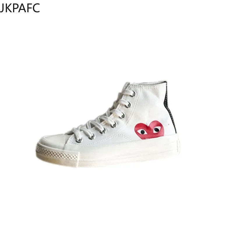 

2021 Wild Classic Retro Canvas Shoes Love Women Platform Sneakers Shoes