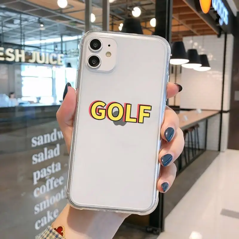 

Golf Wang Tyler Creator Phone Case Transparent for iPhone 11 12 mini pro XS MAX 8 7 6 6S Plus X 5S SE 2020 XR