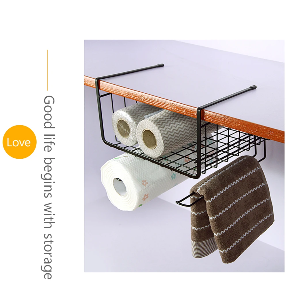 Новая кухонная железная сетчатая корзина шкаф дверь органайзер стойка держатели