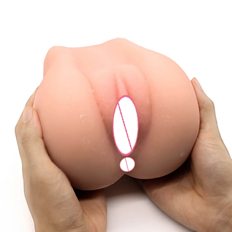 Sex Doll Silicone Big Ass 3D Artificial Vagina Double Channels Toys for Men Male Masturbator Cup Masturbate Man | Красота и здоровье