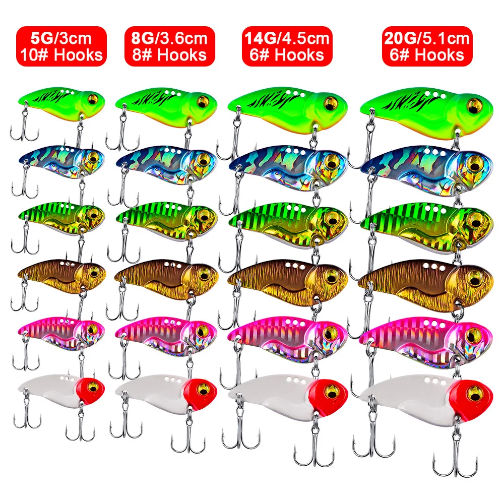 1 шт. металлическая Приманка VIB приманка воблер 3D Глаза рыболовные приманки 4 г 8 14