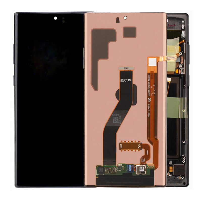 Для Samsung Galaxy Note 10Plus N975 N975U N9750/DS AMOLED 6,8 дюймов сенсорные панели ЖК-экран дисплей дигитайзер в сборе Замена
