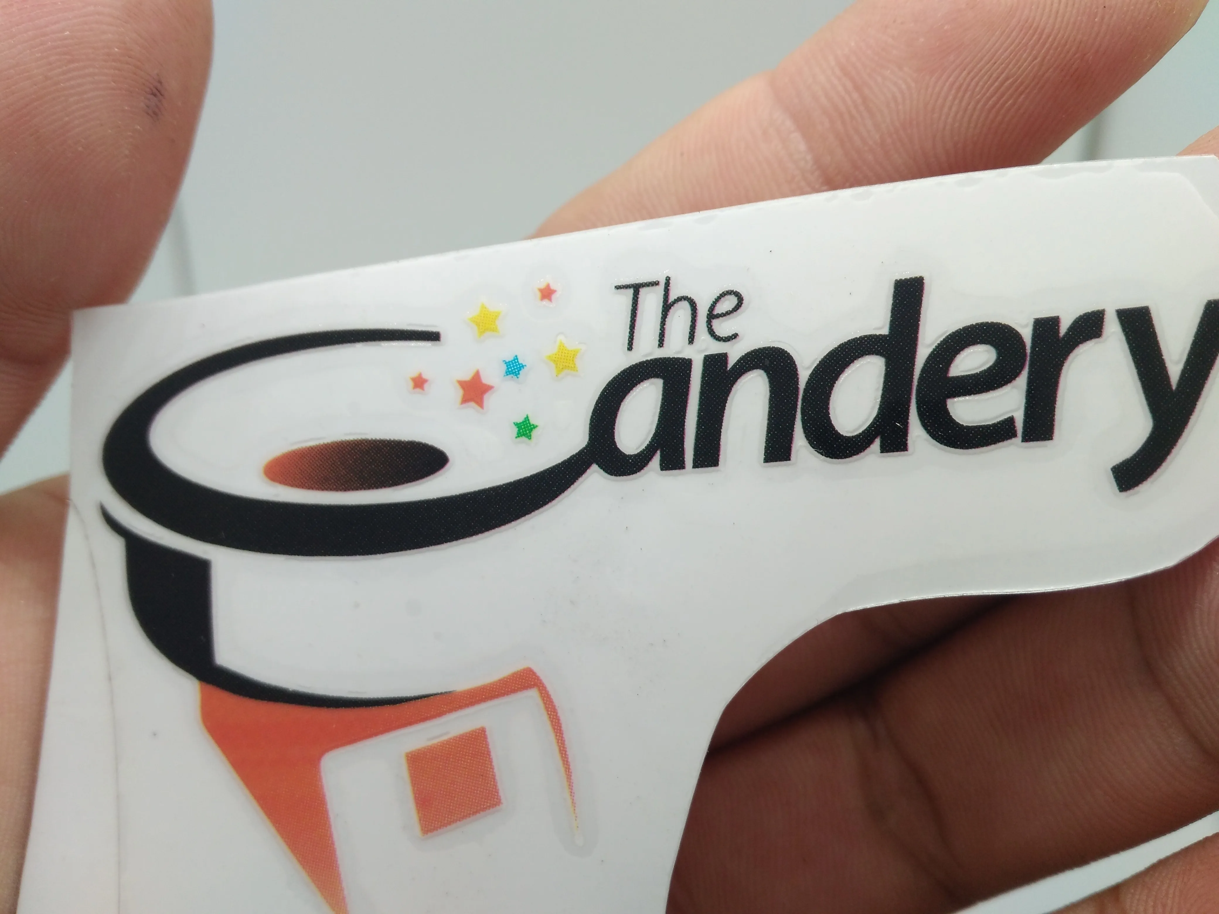 

Transfer stickers for wood printing by sheet color printing