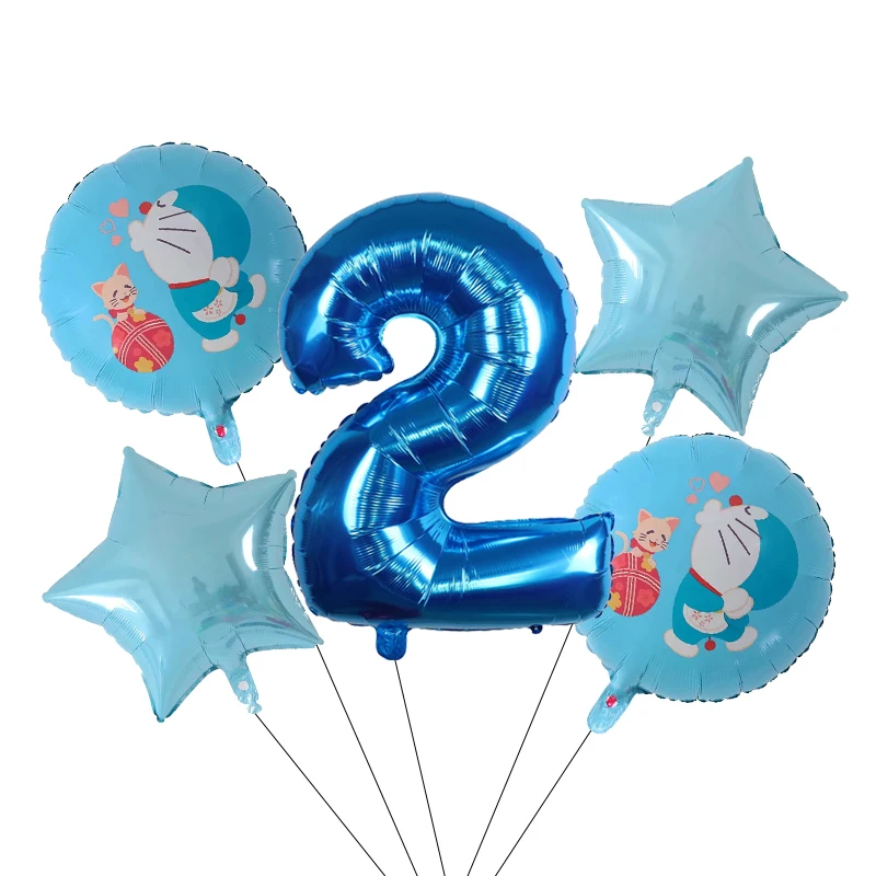 18-дюймовый фольгированный шар в виде кота мультяшный робот-кот для детей