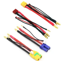 silicone wire 2s lithium battery model plug 4mm 2s balance head t xt60ec5xt90s charging wire connect line for diy model