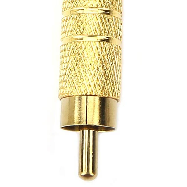 Профессиональный переходник RCA папа-папа позолоченный (2 упаковки) | Электроника