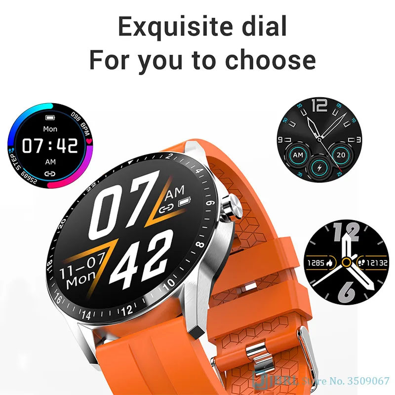 Умные часы для мужчин и женщин с сенсорным экраном поддержка Bluetooth звонки