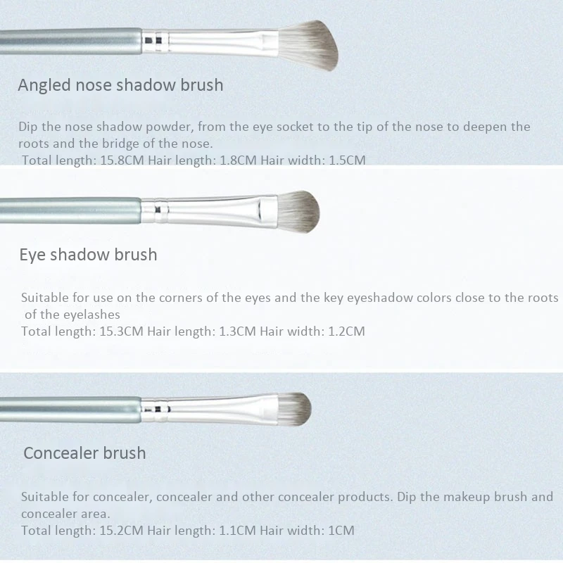 

14Pcs Eye Makeup Brushes Set Eye Shadow Eyebrow Sculpting Brushes Facial Makeup Cosmetic Brush Tools