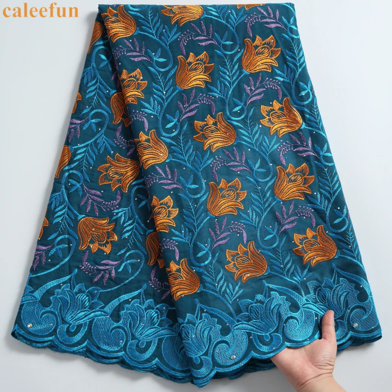 

Африканская швейцарская хлопковая кружевная ткань с камнями 2021 высокое качество кружева нигерийские сухие кружевные ткани для свадьбы швейцарская вуаль кружева Y2247