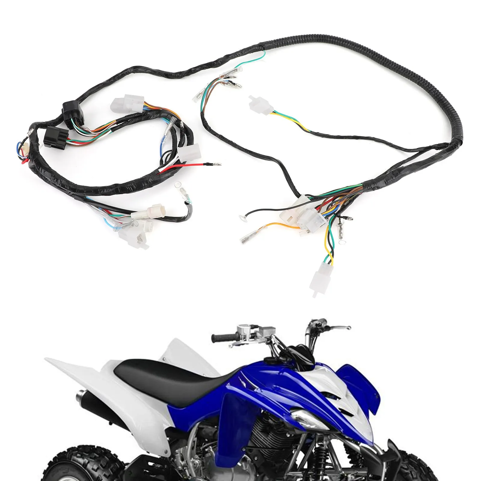 

Artudatech WIRE HARNESS for Yamaha Warrior 350 YFM350 1997 1998 1999 2000 2001 3GD-82590-40-00 Motorcycle Accessories Parts