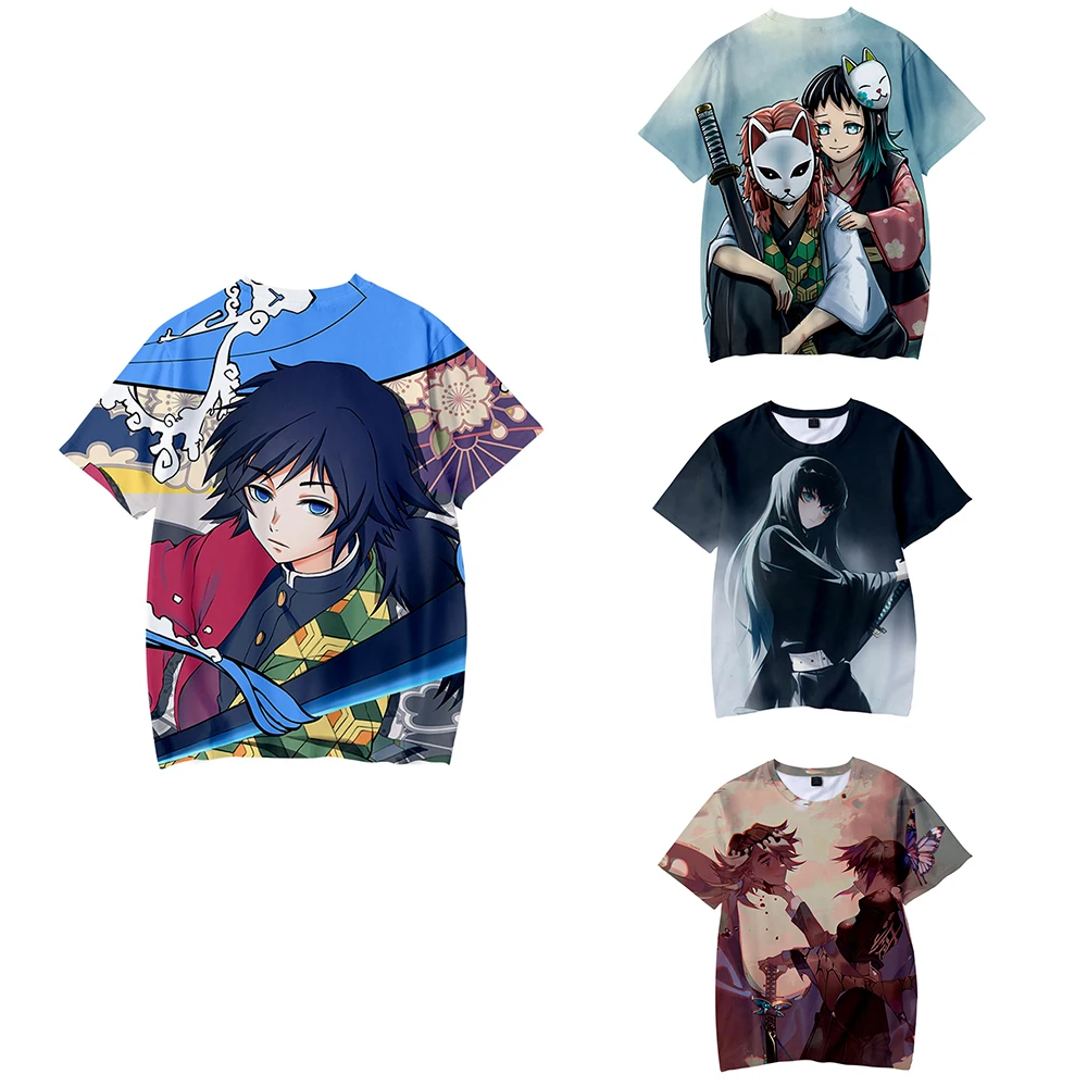 Футболка детская с изображением клинок призрака из мультфильма убийцы демонов |