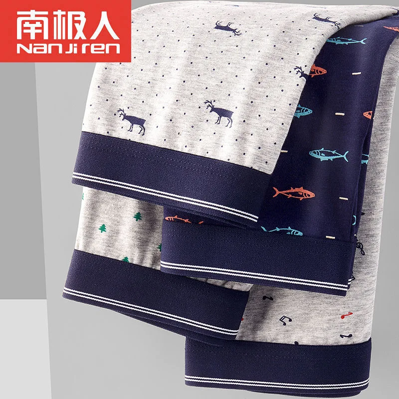 4pcs/Lot Mens Underwear Boxers Boxer Homme Male Underpants Brand Shorts Cueca Boxer Shorts Sexy Man Cotton Panites