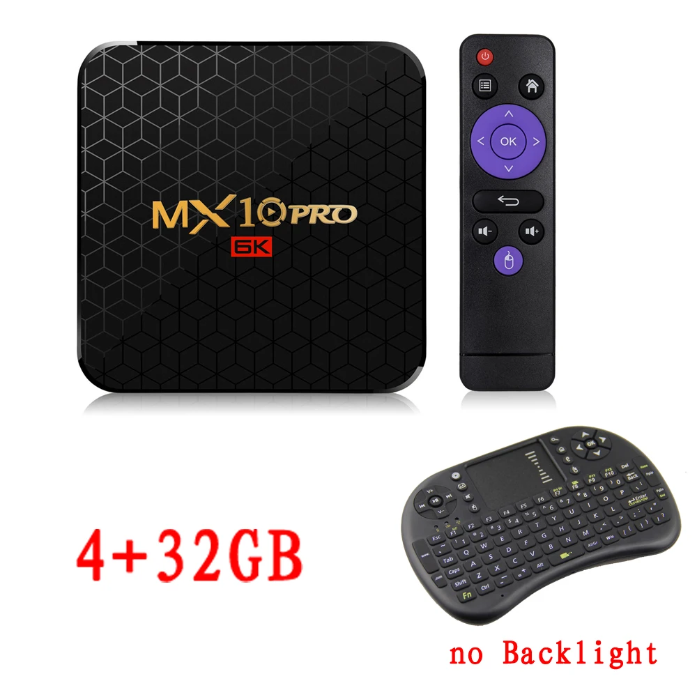 Оранжевый Android 9,0 tv Box MX10 PRO 4 Гб ram 64 Гб Wifi Allwinner H6 четырехъядерный USB 3,0 6K проигрыватель google Youtube Tanix телеприставка - Цвет: Оранжевый