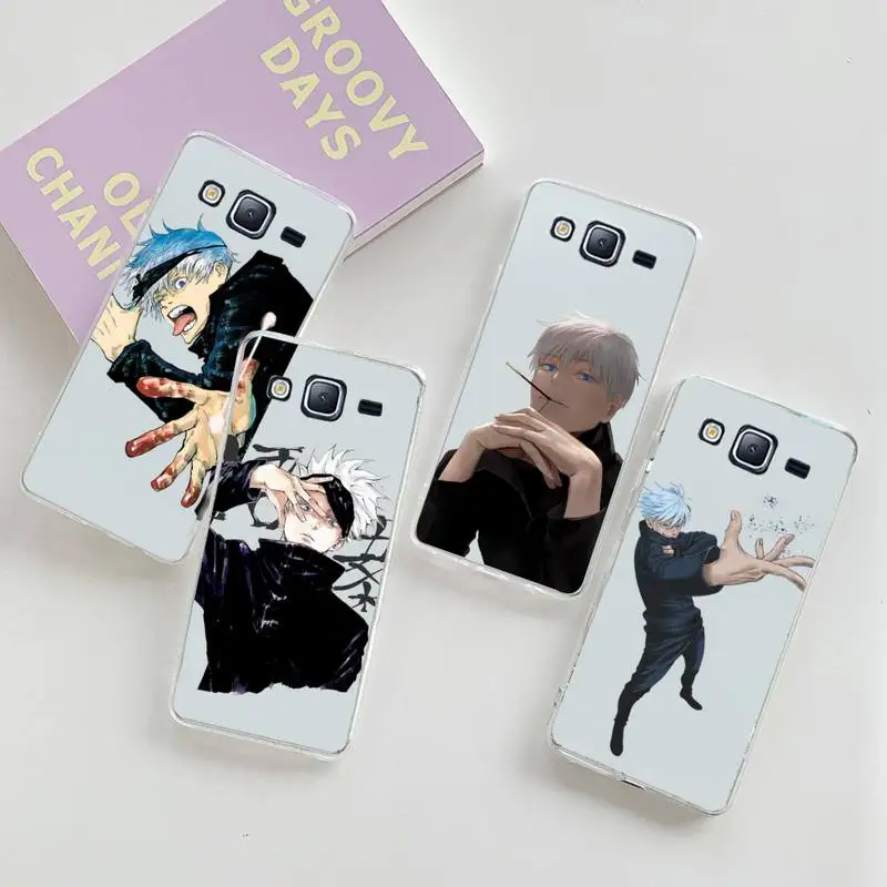 

Jujutsu Kaisen Gojo Satoru Phone Case Transparent For Samsung Galaxy A S Note J 5 8 51 2016 Prime 20 Ultra 6 7 Edge PLUS 21
