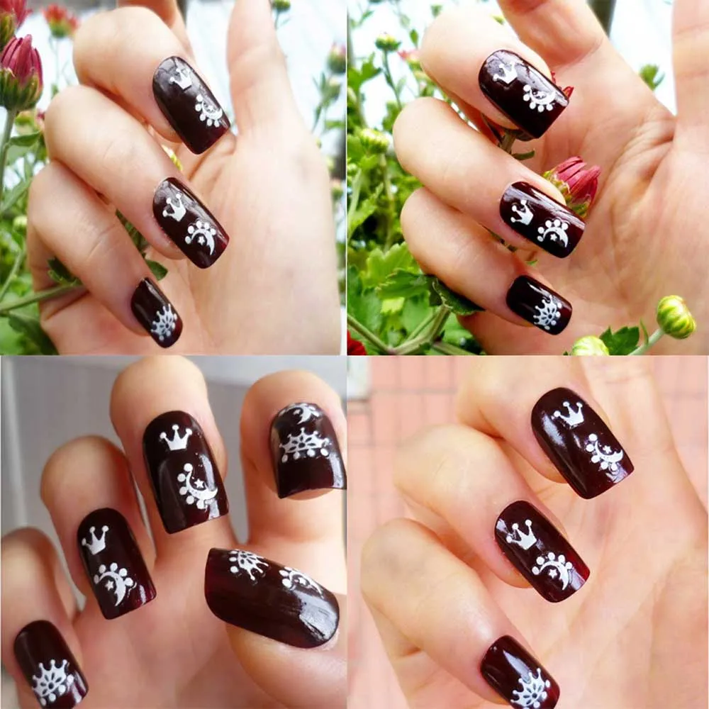30 листов, стикеры 3D на ногти Nail Art, цветочный дизайн, декоративные наклейки для маникюра, красивые модные аксессуары, инструменты для дизайна ногтей, наклейки для ногтей
