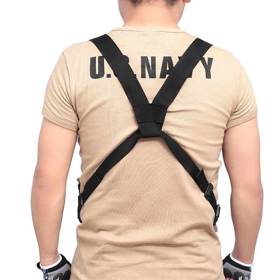 

Tactical bulletproof vest man nylon military vest chest rig Pack bag Holster tactical harness walkie talkie radio Two-way waist