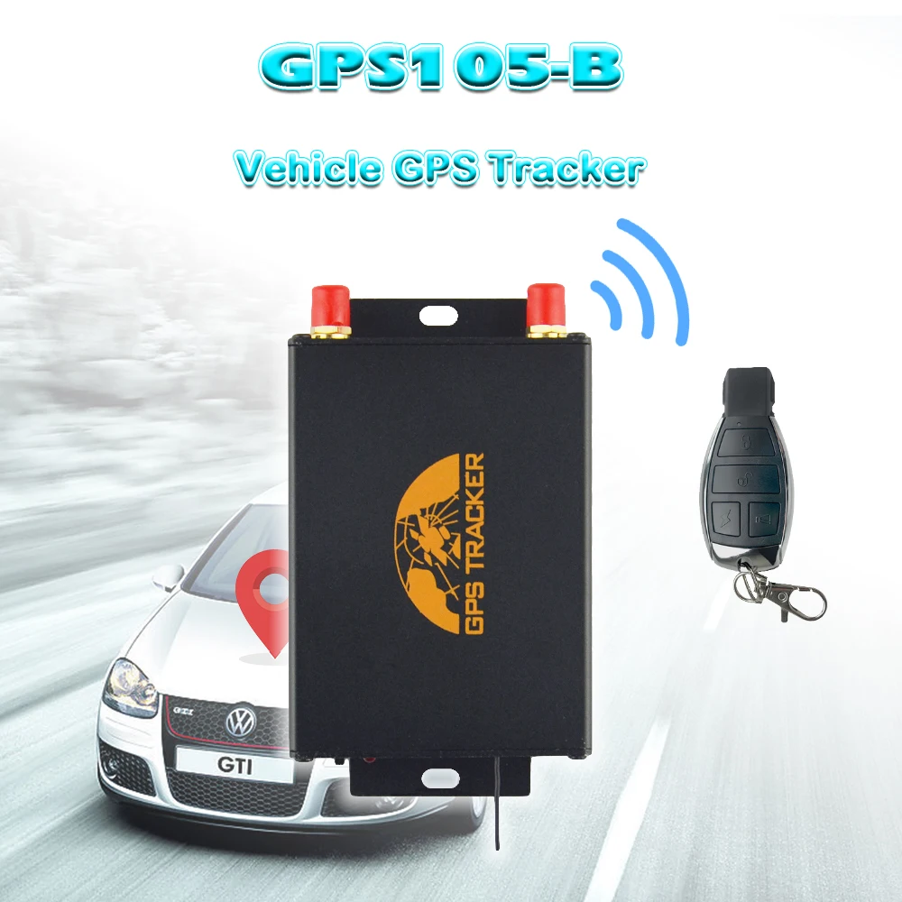 GPS трекер Автомобильный GPS/TK105B устройство отслеживания в режиме реального
