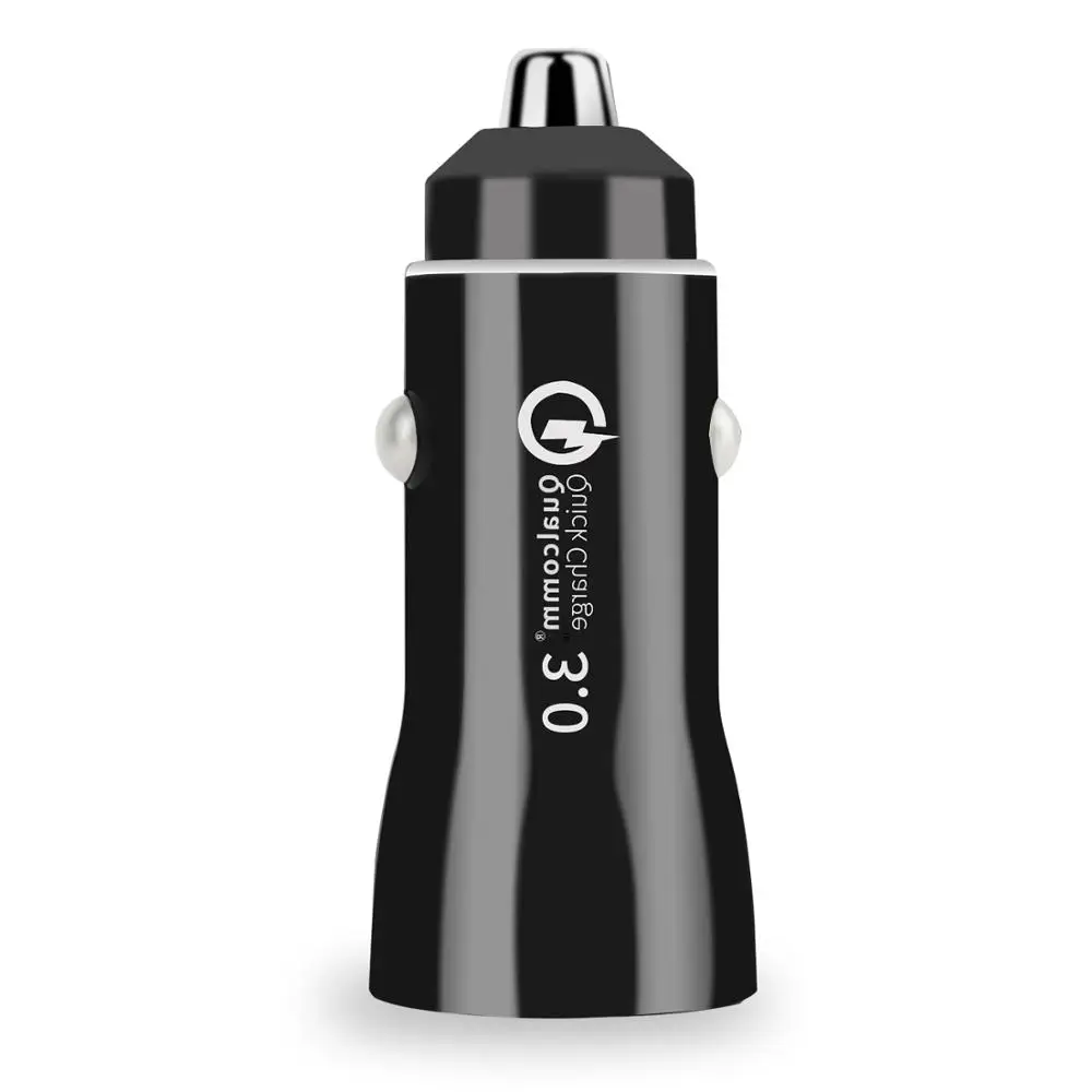 QC3.0 двойное USB быстрое автомобильное зарядное устройство для Xiaomi Quick Charge 3,0+ 3.1A автомобильное Usb для samsung Honor Redmi; Huawei Iphone 7 8 X 6A