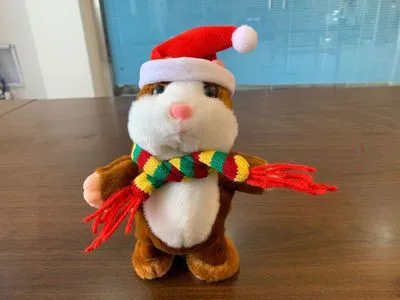 

Promotion 15cm Talking Hamster Speak Talk Sound Record Repeat Stuffed Plush Animal Kawaii Toy For Children Kid Xmas Gift