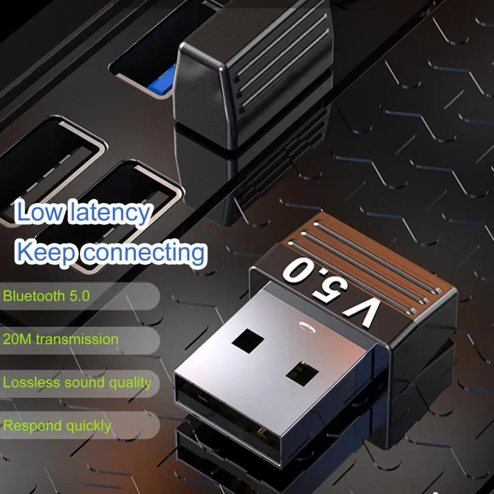 USB Bluetooth адаптеры BT 5 0 беспроводной компьютерный адаптер аудио приемник