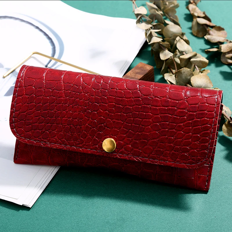 Модный чехол Sen Maries из искусственной кожи для солнцезащитных очков женщин и