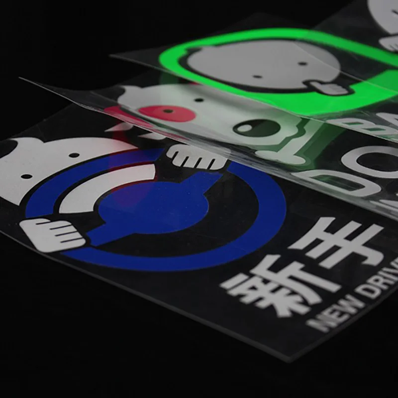 Noizzy автомобильные наклейки для нового водителя виниловые светоотражающие