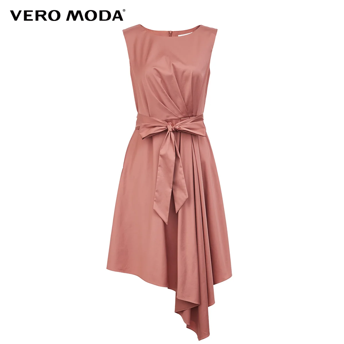 

Vero Moda Women's Office Sleeveless Pleated Asymmetric Hem Waist Dress | 31937A519
