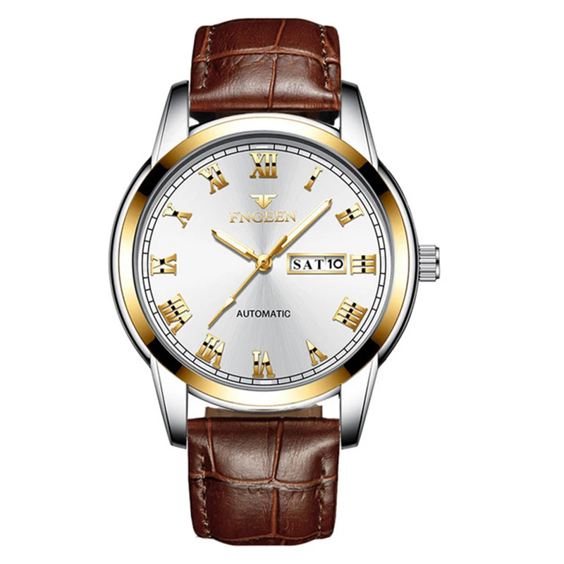 

FNGEEN Fashion New Luxury Fashion Wristwatch Waterproof Men's Watch Calendar Luminous Quartz Watch Men's Watch B080