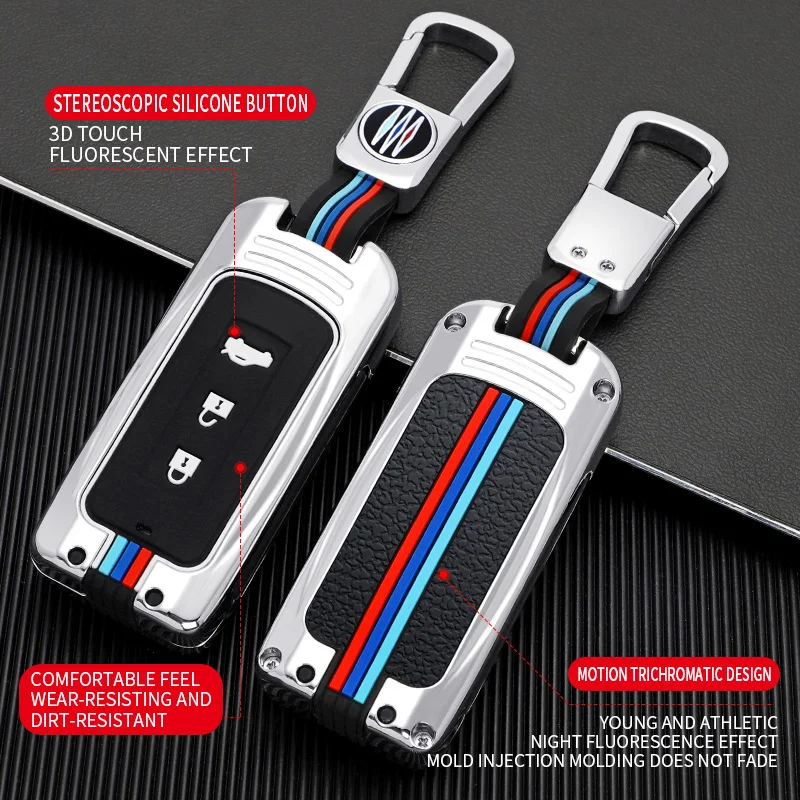 Чехол для автомобильного ключа из цинкового сплава чехол брелок Mitsubishi L200 ASX Outlander