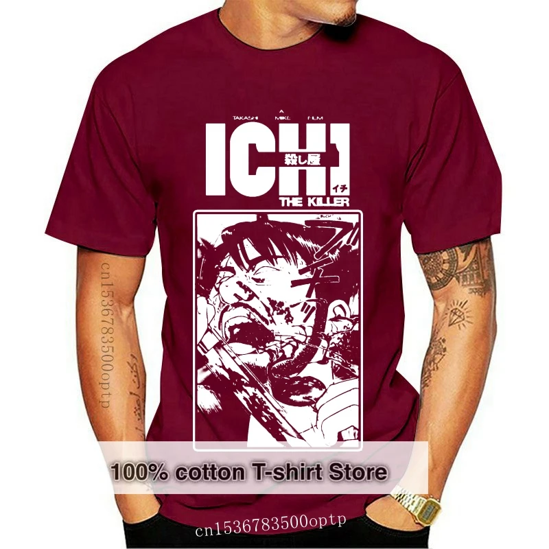 

Новая модная футболка Ichi the Killer, лидер продаж, брендовая одежда с круглым вырезом, хлопковые футболки XXXL с коротким рукавом на заказ