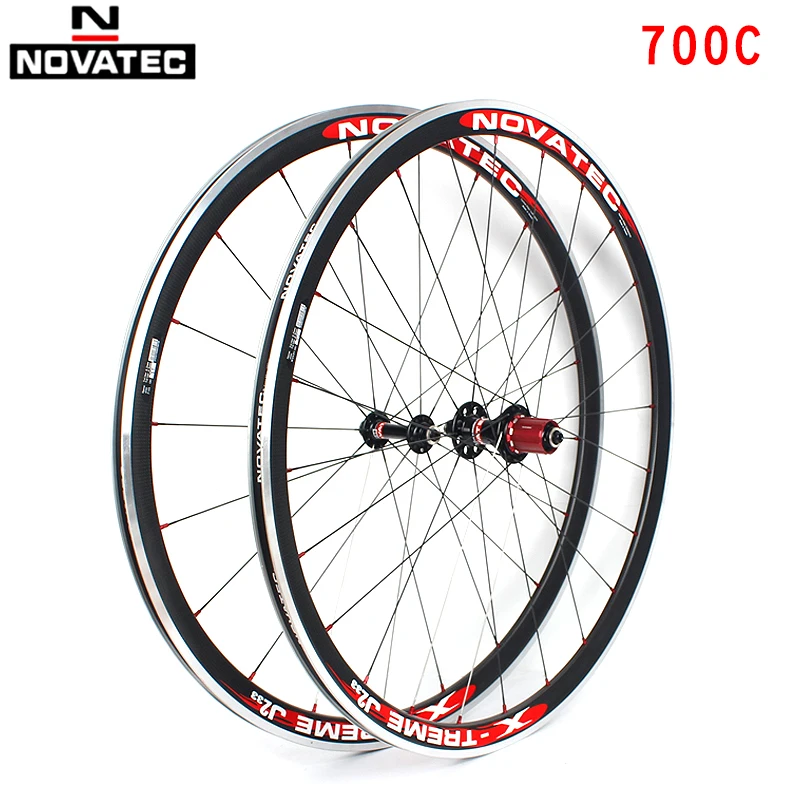 Велосипедная колесная пара Novatec 700C с углеродным покрытием 7 11