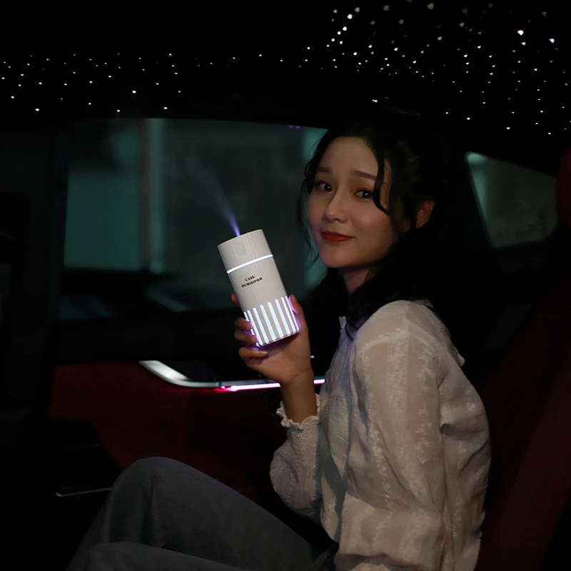 3 in 1 Air Humidifier 320ML USB Mini Ultrasonic Aromatherapy Machine Car Home Portable Colorful Light Small Fan | Бытовая техника