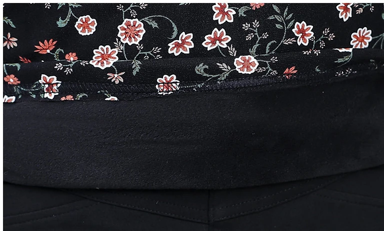 

Autumn Winter Clothing Women 2020 Women'S T-Shirts Plus Size 5XL Middle-Aged Women Thicken Comfortable Print Top C67