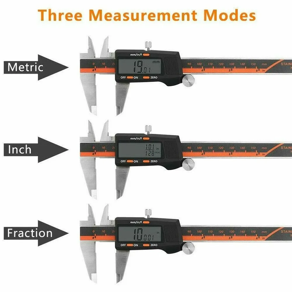 

0 - 6\" Digital Caliper 0 -150mm 6Inch Accurate Digital Vernier Caliper