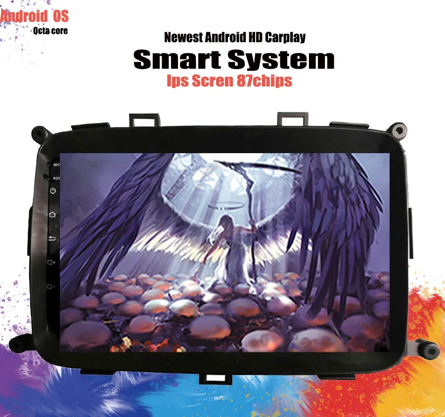 Octa Core 1024*600 Android 9,1 64 г подходит для KIA CARENS 2013 автомобильный DVD плеер навигации gps 4G радио головное устройство