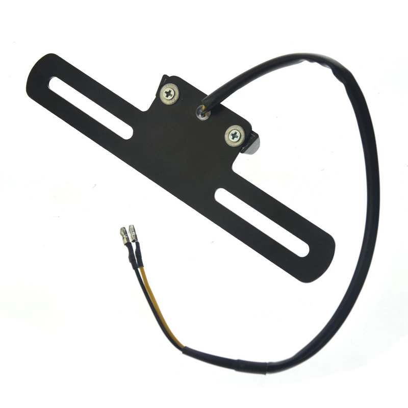 1 шт. Универсальный алюминиевый держатель номерного знака для мотоцикла