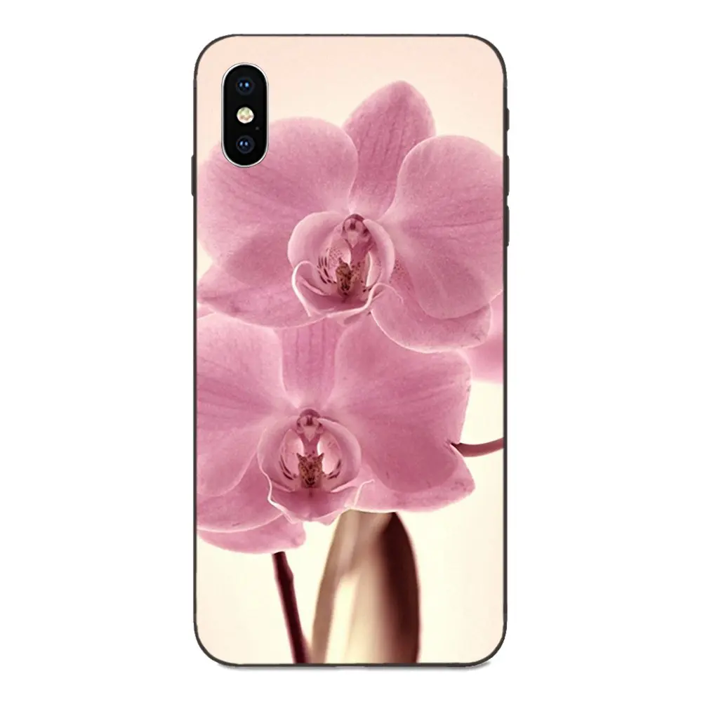 Орхидея для Xiaomi Redmi Note 3 3 S 4 4A 4X5 5A 6 6A 7 7A K20 Plus Pro S2 Y2 Y3 чехол для телефона из мягкого силикона ТПУ с рисунком черный чехол