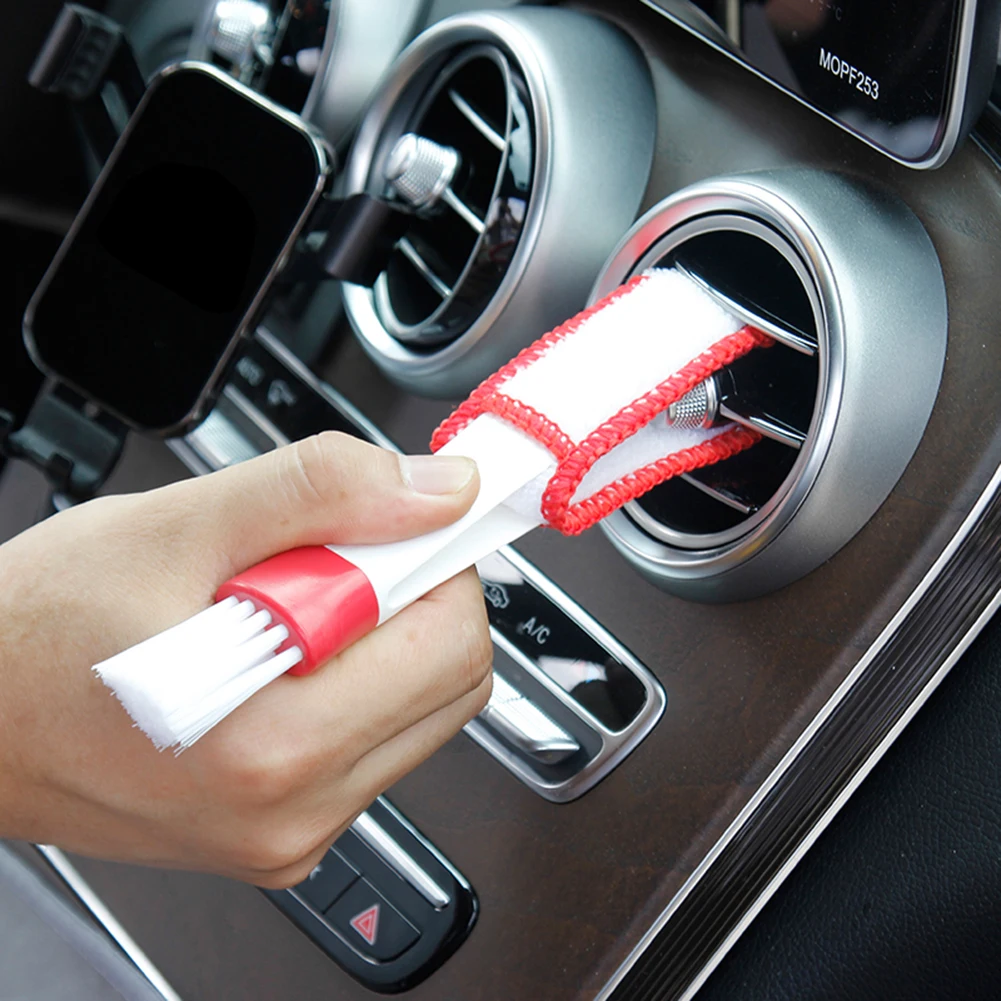 Microfiber Car A/C Air Conditioner Vent Cleaning Brush Home Window Shade Shutter Blind Louver Cleaner Keyboard Duster Accessorie |