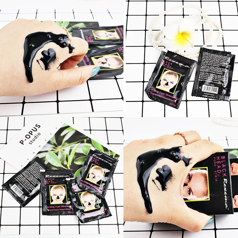 Отшелушивающая Маска для носа глубокое очищение удаление черных точек контроль