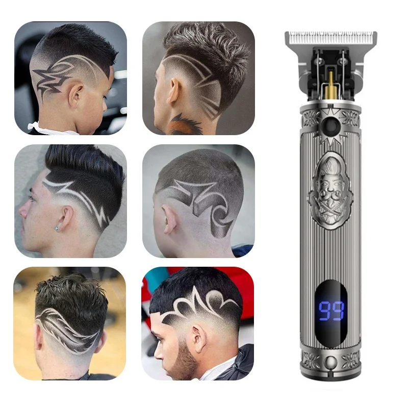 

0mm Baldheaded Cut Kemei Cutter Short Hair Men Clipper Kamei Trimmer Kemel Shaving Head Machine Zero Gap Cordless Balding Shaver