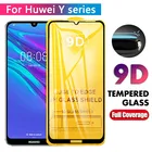 Защитное стекло 9D для Huawei Y5 Y6 Y7 Y9 prime pro 2019, полноэкранное закаленное стекло для hauwei Y 5 6 7 9, защита экрана