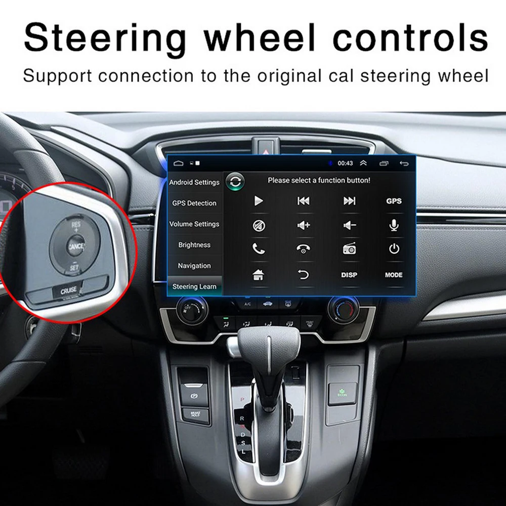 

Android 9.1 2 din Car Radio Multimedia Player For Toyota RAV4 2007-2011 Navigation GPS 1+16G Car Player